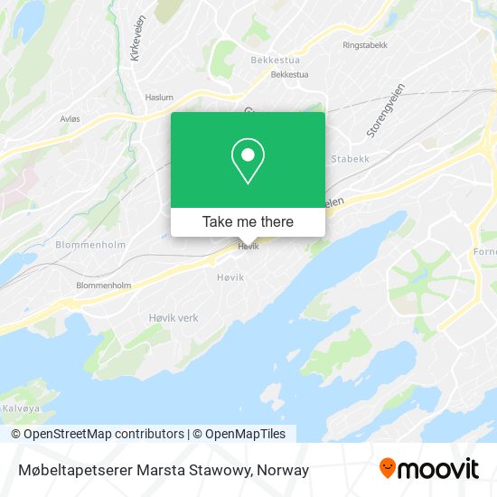 Møbeltapetserer Marsta Stawowy map