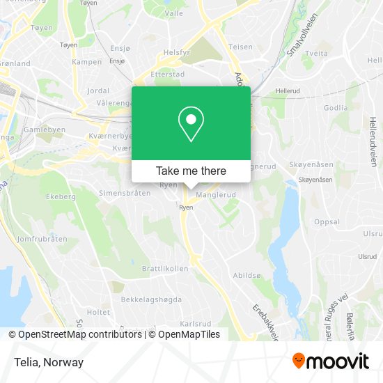 Telia map