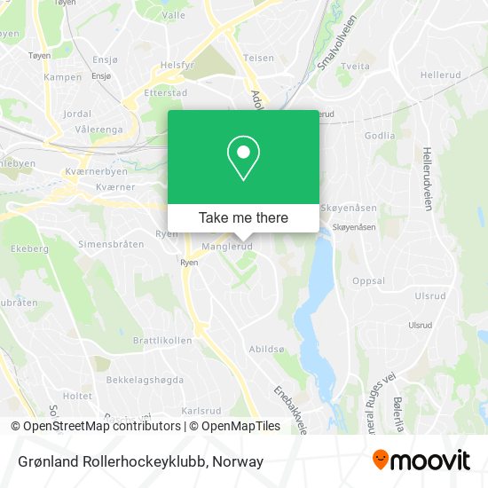 Grønland Rollerhockeyklubb map