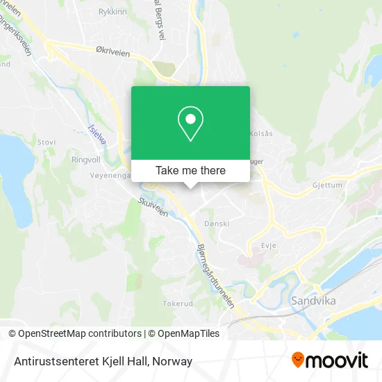 Antirustsenteret Kjell Hall map