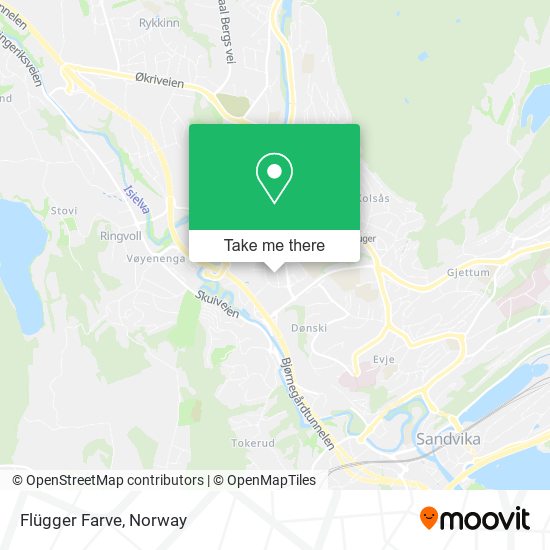 Flügger Farve map