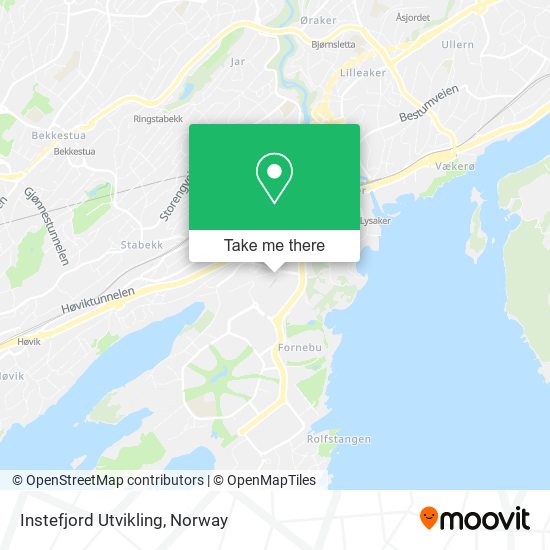 Instefjord Utvikling map