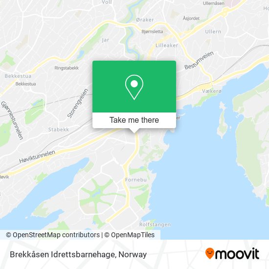 Brekkåsen Idrettsbarnehage map