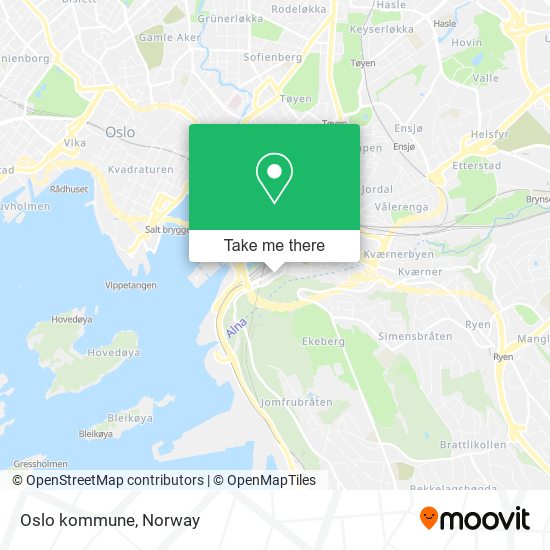 Oslo kommune map