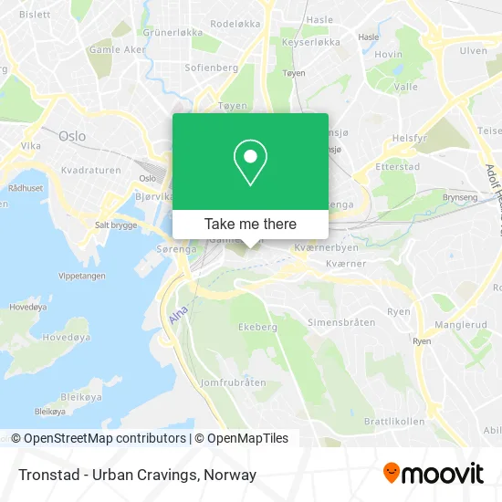 Tronstad - Urban Cravings map