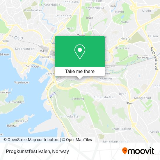 Progkunstfestivalen map