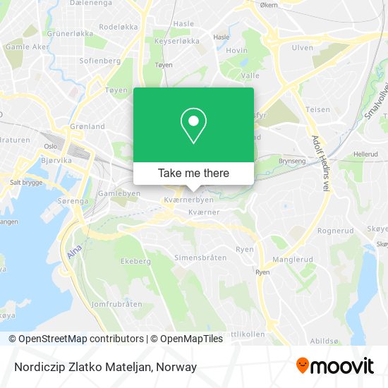 Nordiczip Zlatko Mateljan map