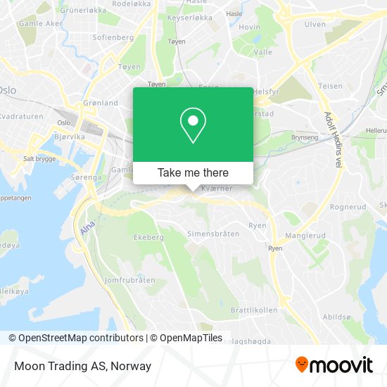 Moon Trading AS map