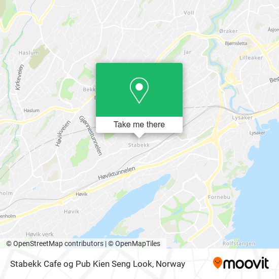 Stabekk Cafe og Pub Kien Seng Look map