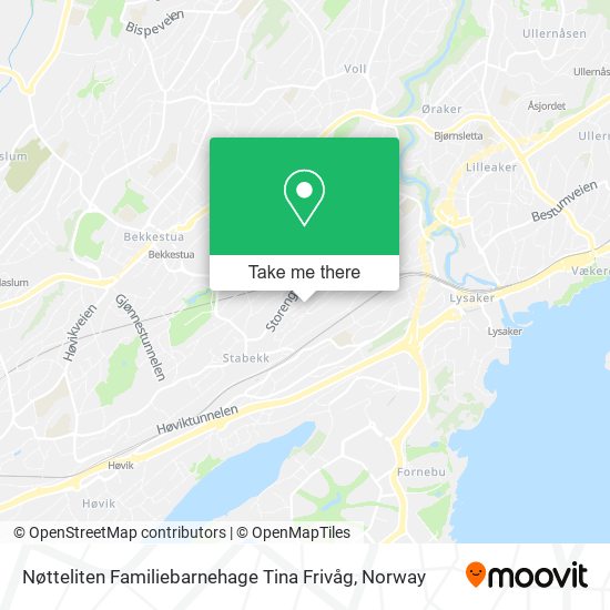 Nøtteliten Familiebarnehage Tina Frivåg map