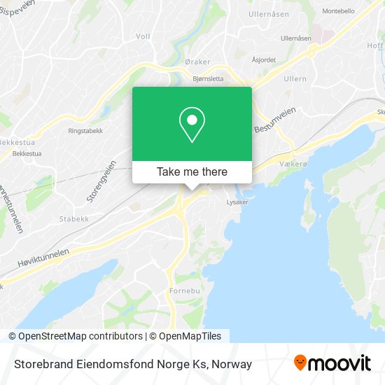 Storebrand Eiendomsfond Norge Ks map