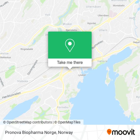 Pronova Biopharma Norge map