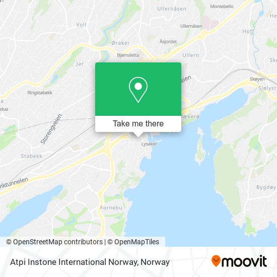 Atpi Instone International Norway map