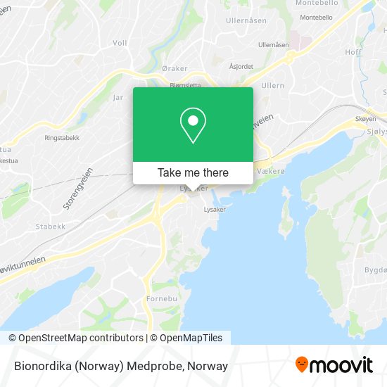 Bionordika (Norway) Medprobe map