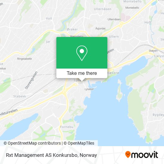 Rxt Management AS Konkursbo map