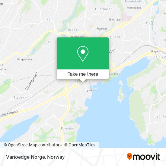 Varioedge Norge map