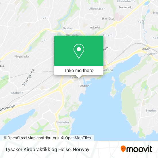 Lysaker Kiropraktikk og Helse map