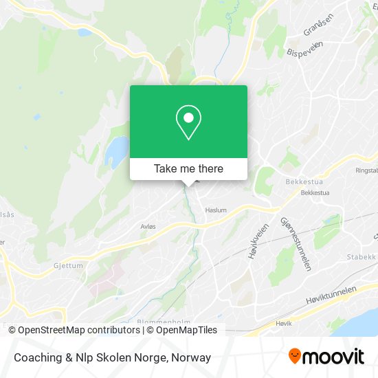 Coaching & Nlp Skolen Norge map
