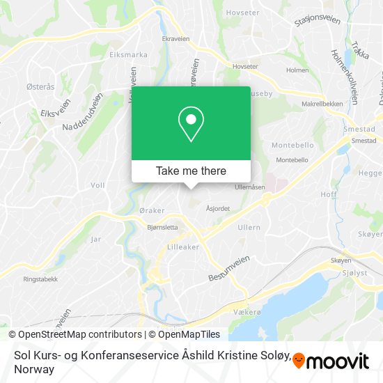 Sol Kurs- og Konferanseservice Åshild Kristine Soløy map