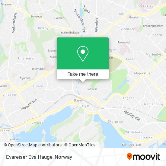 Evareiser Eva Hauge map