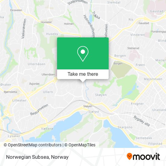 Norwegian Subsea map