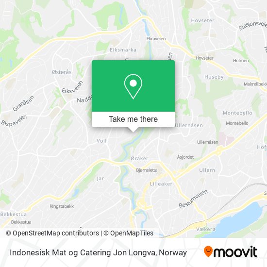 Indonesisk Mat og Catering Jon Longva map