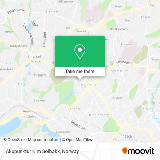 Akupunktur Kim Solbakk map