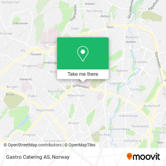 Gastro Catering AS map