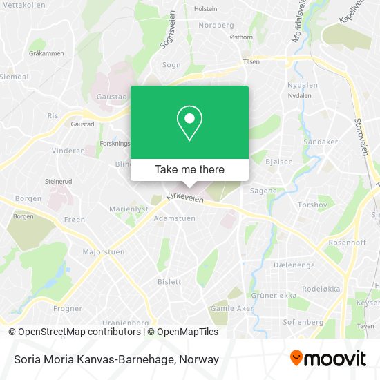 Soria Moria Kanvas-Barnehage map
