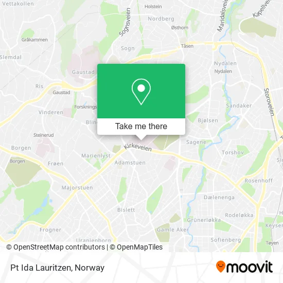 Pt Ida Lauritzen map