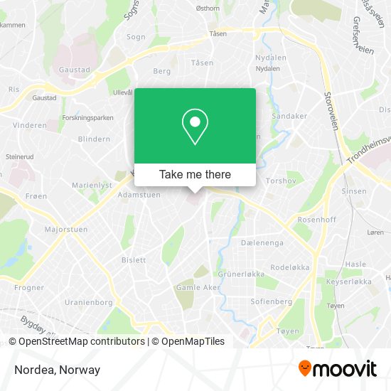 Nordea map