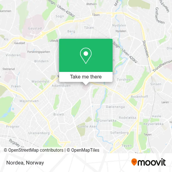 Nordea map