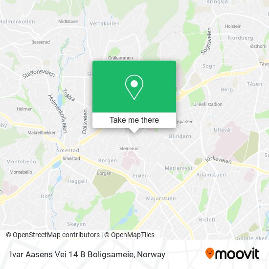 Ivar Aasens Vei 14 B Boligsameie map