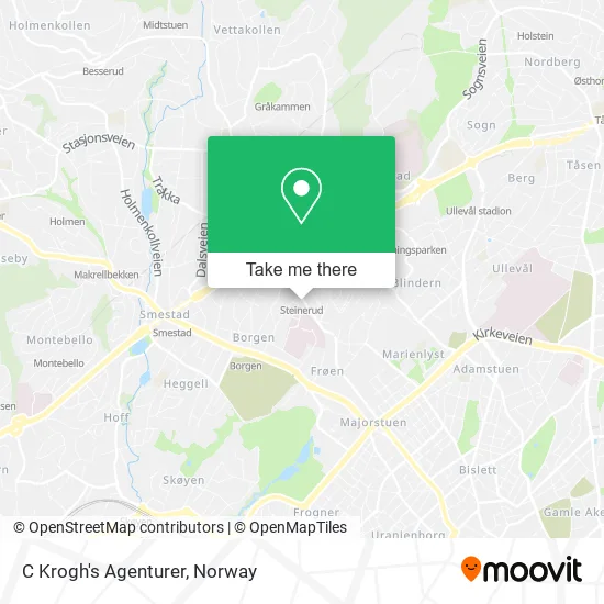 C Krogh's Agenturer map