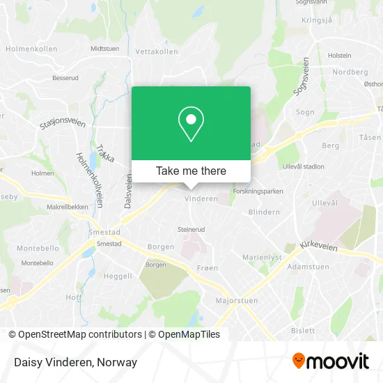 Daisy Vinderen map