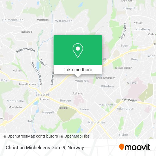 Christian Michelsens Gate 9 map