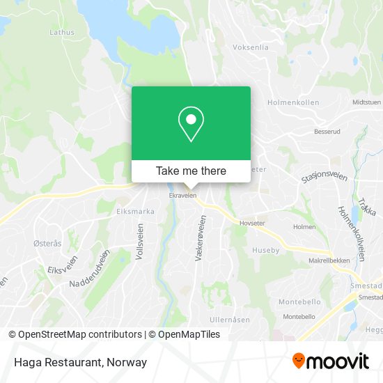 Haga Restaurant map