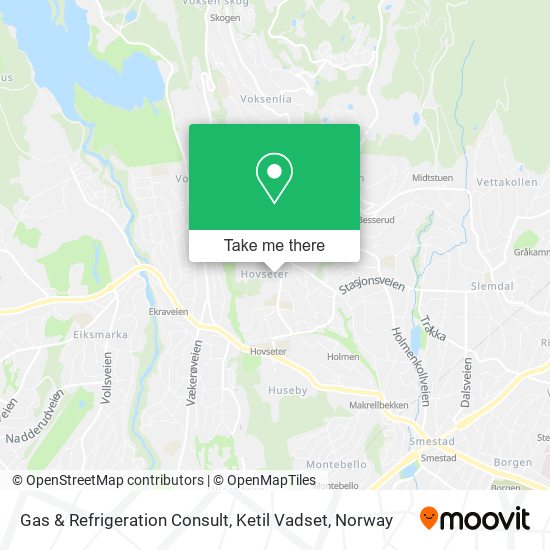 Gas & Refrigeration Consult, Ketil Vadset map