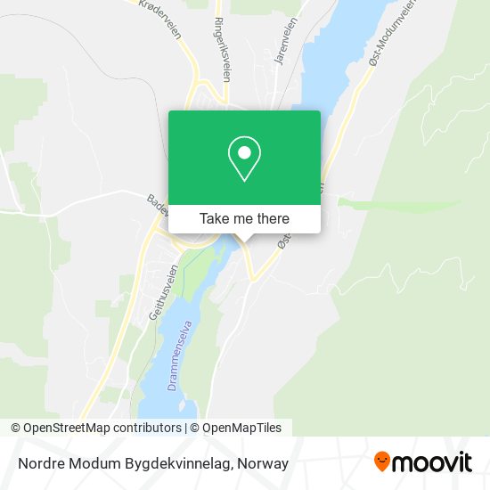 Nordre Modum Bygdekvinnelag map