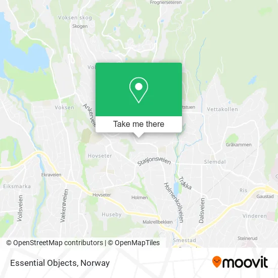 Essential Objects map