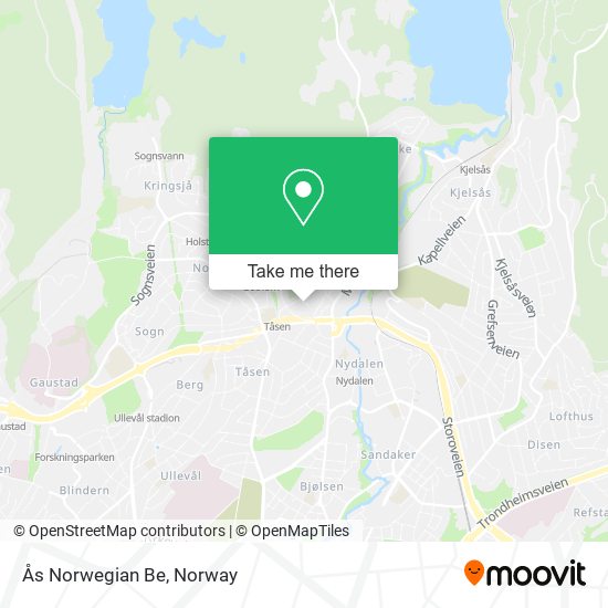 Ås Norwegian Be map