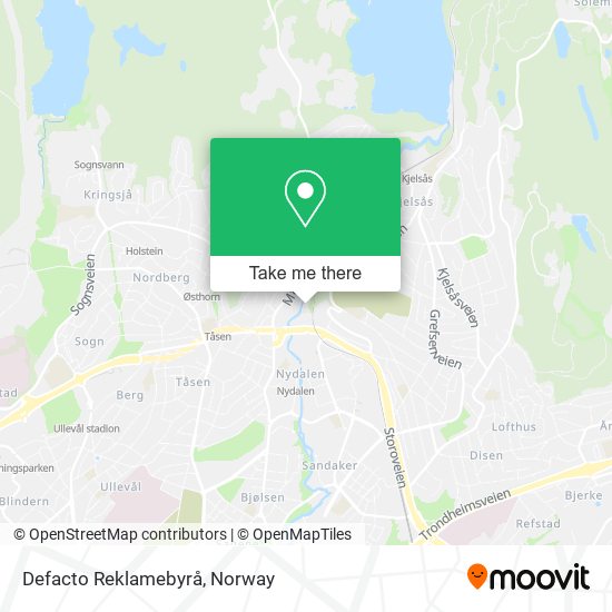 Defacto Reklamebyrå map