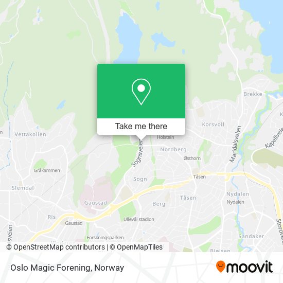 Oslo Magic Forening map