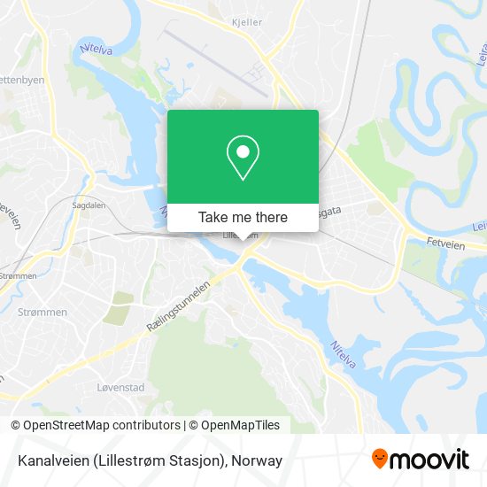 Kanalveien (Lillestrøm Stasjon) map