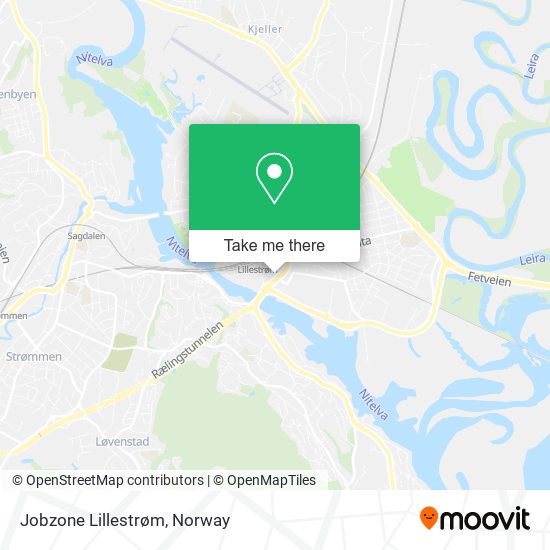 Jobzone Lillestrøm map