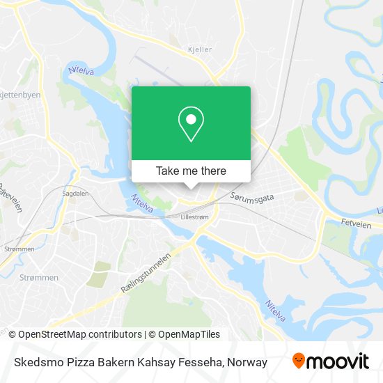 Skedsmo Pizza Bakern Kahsay Fesseha map