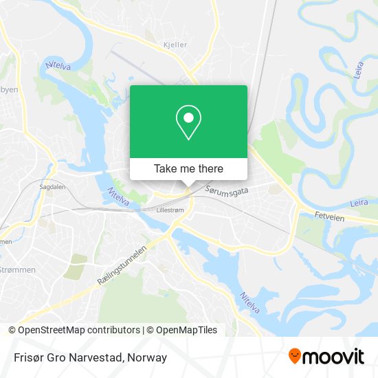 Frisør Gro Narvestad map