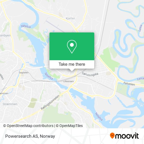 Powersearch AS map