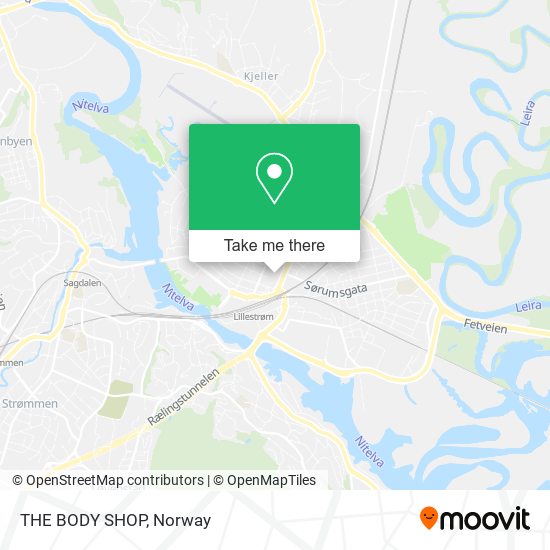 THE BODY SHOP map