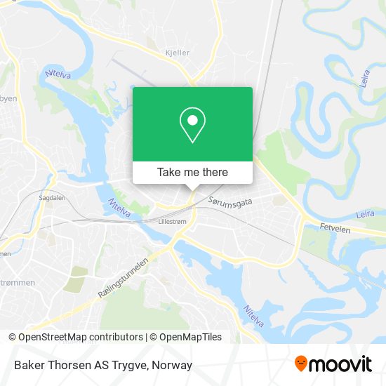Baker Thorsen AS Trygve map